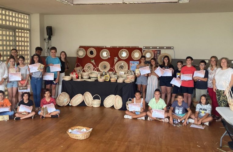 20 niños y niñas de Los Llanos de Aridane finalizan el taller de Cestería Creativa