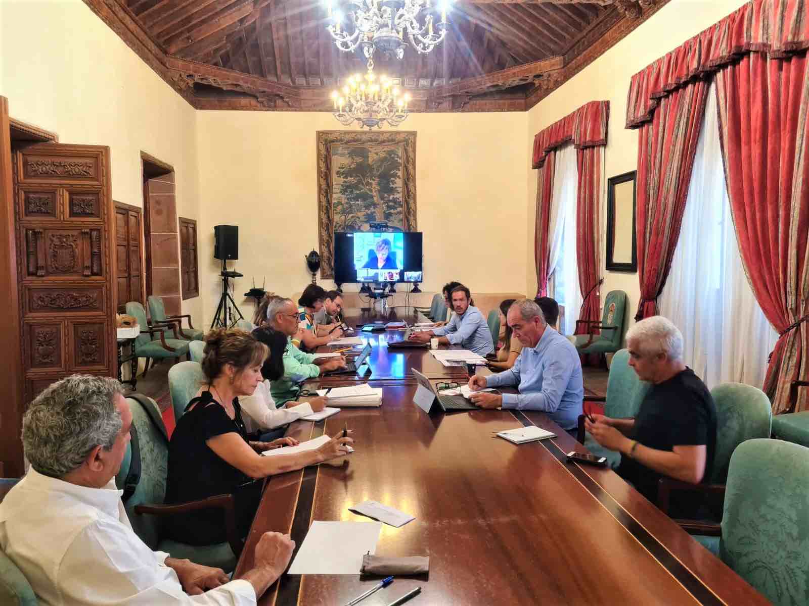 El Cabildo crea una comisión técnica para estudiar peticiones de actuaciones sobre la lava y en zonas de exclusión de privados y ayuntamientos