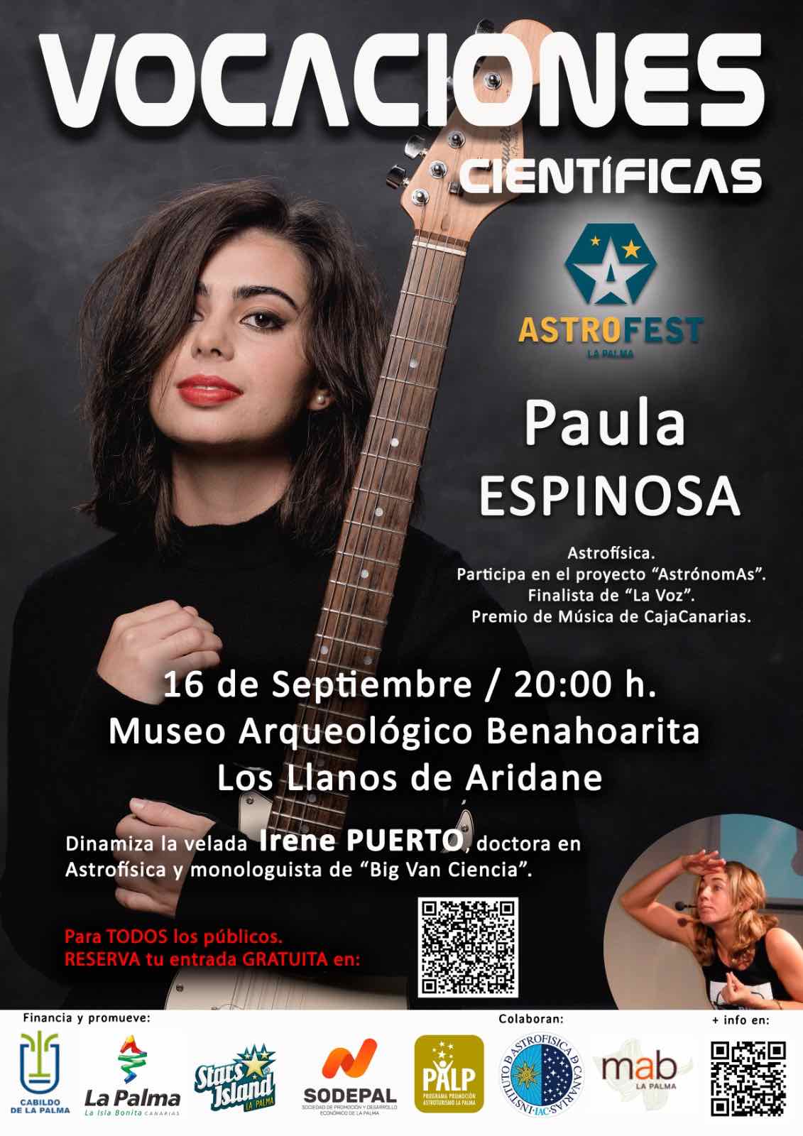 Paula Espinosa, finalista de La Voz, actuará en Los LLanos de Aridane