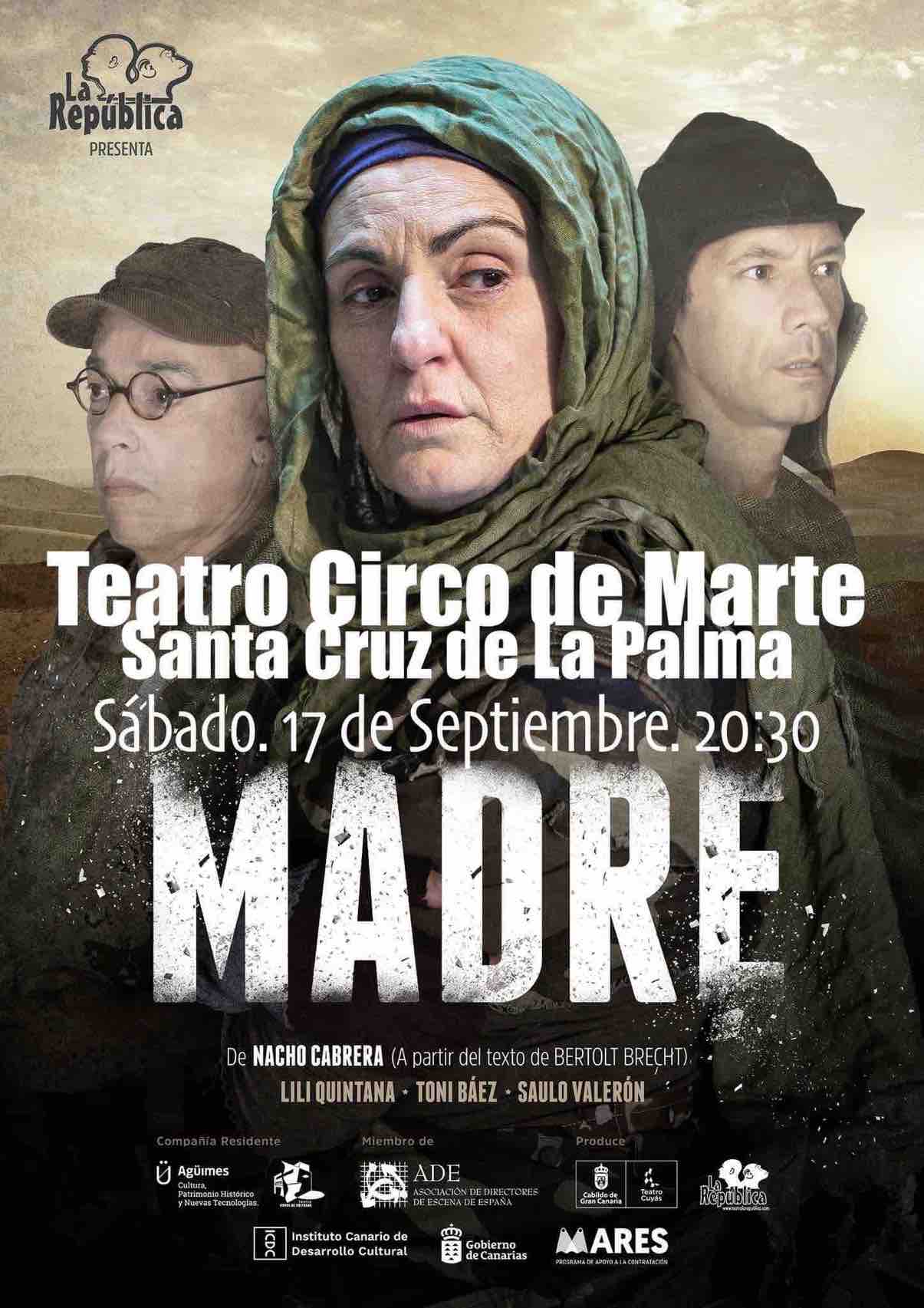 El drama del Sáhara llega al teatro Circo de Marte con la obra ‘Madre’ este sábado