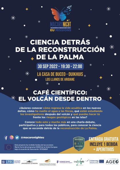 La Palma Night acerca la ciencia detrás de la reconstrucción de la isla en el aniversario de la erupción volcánica