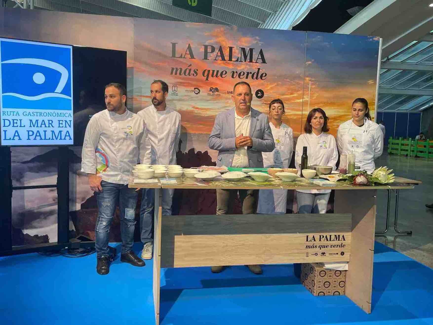 Los sabores del mar de La Palma desembarcan en Gastrocanarias