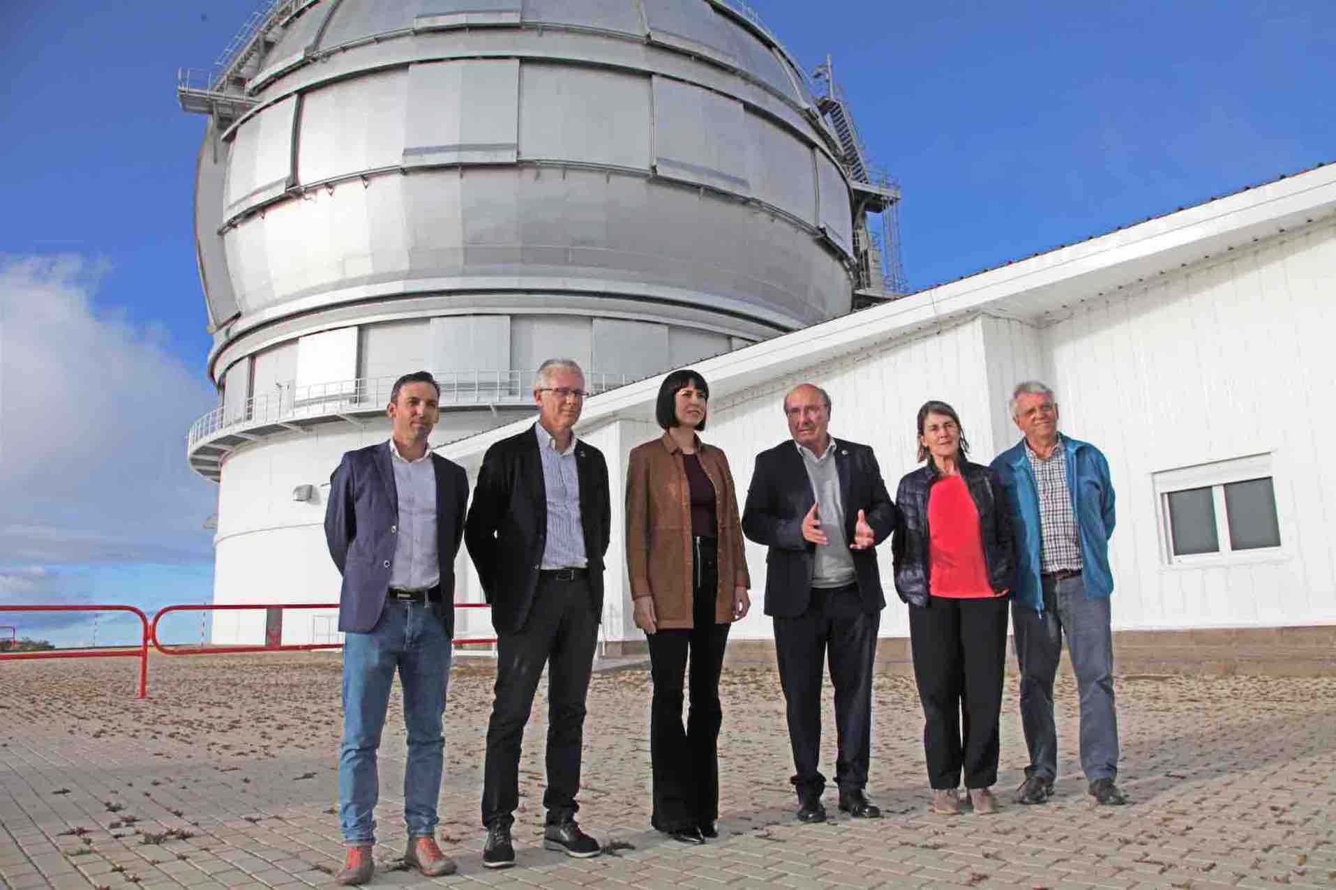 La ministra de Ciencia, Diana Morant, visita las instalaciones científicas del Observatorio del Roque de los Muchachos