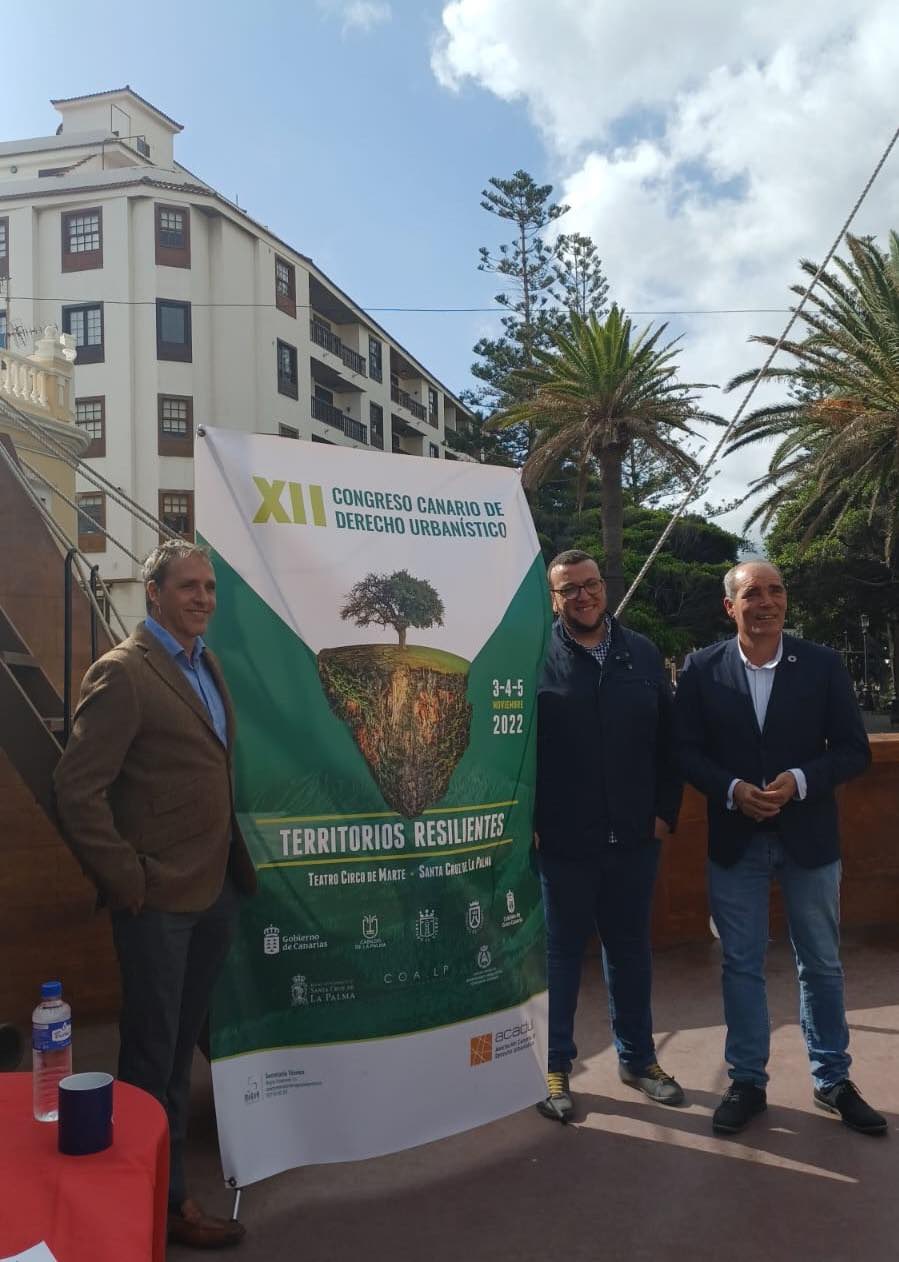 El Congreso canario anual de Derecho Urbanístico se celebra este año en la ciudad de Santa Cruz de La Palma