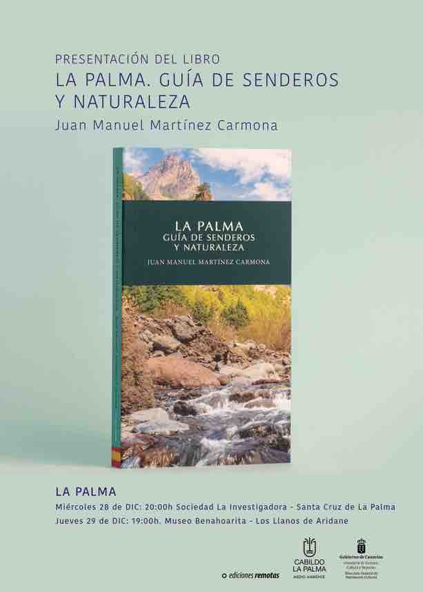 Medio Ambiente participa en la edición del libro ‘La Palma: Guía de Senderos y Naturaleza’