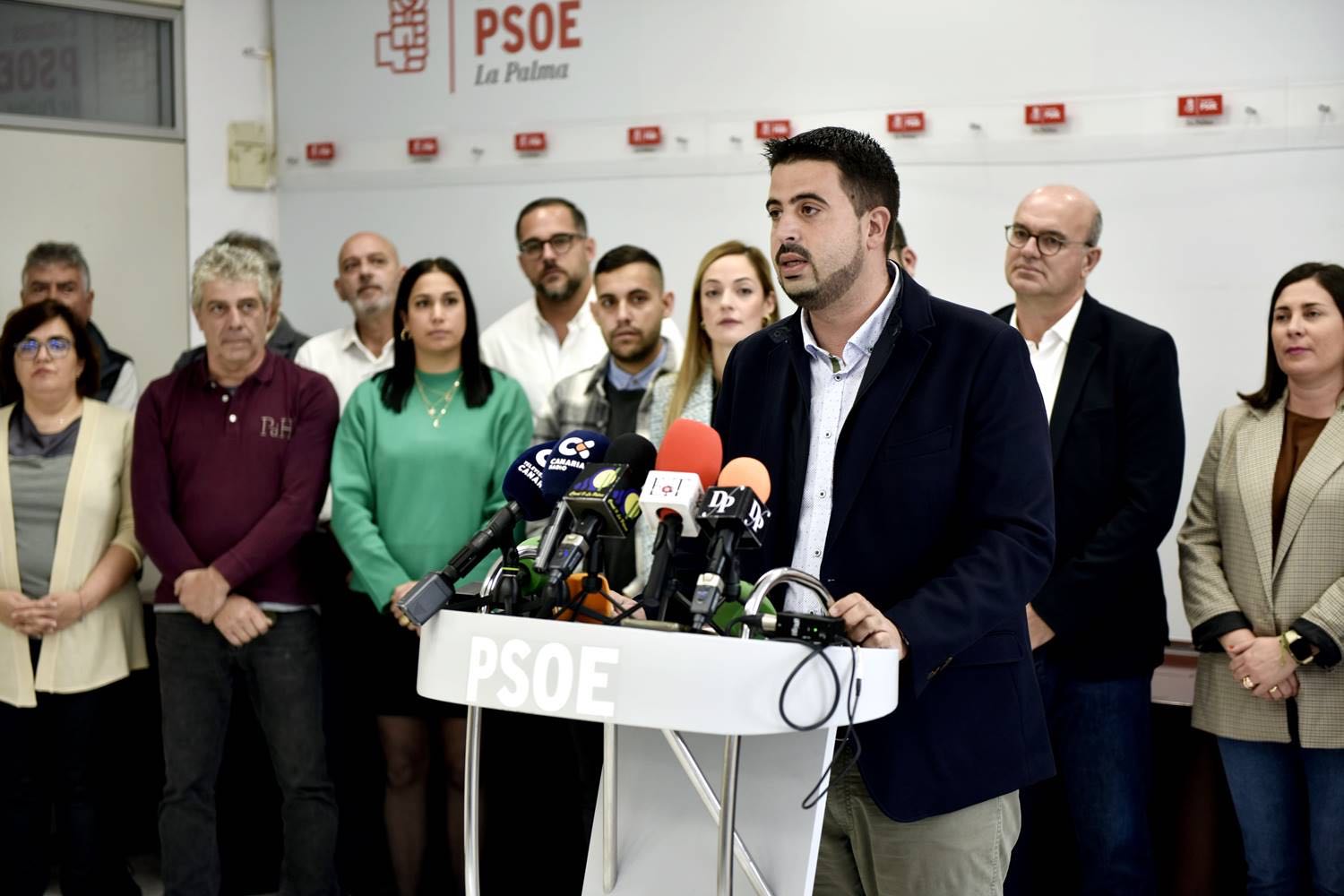 Borja Perdomo, proclamado candidato del PSOE al Cabildo Insular de La Palma