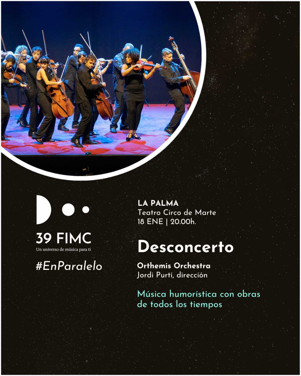 El 39º Festival de Música de Canarias continúa su programación con el espectáculo cómico ‘Desconcerto’