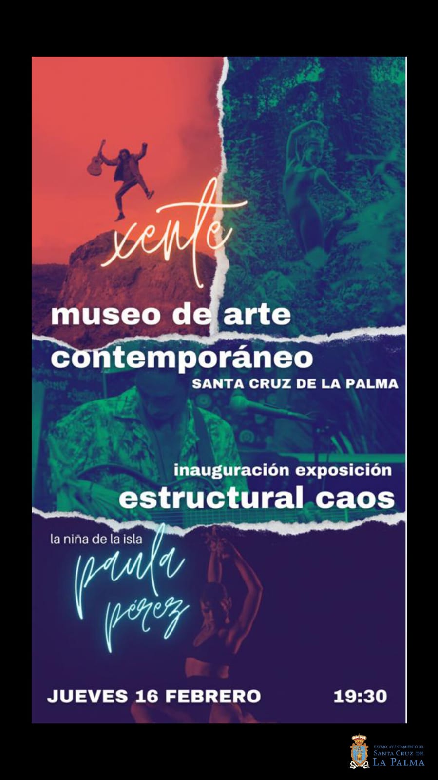 La concejalía de Cultura de Santa Cruz de La Palma inaugura este jueves la exposición del artista Xente