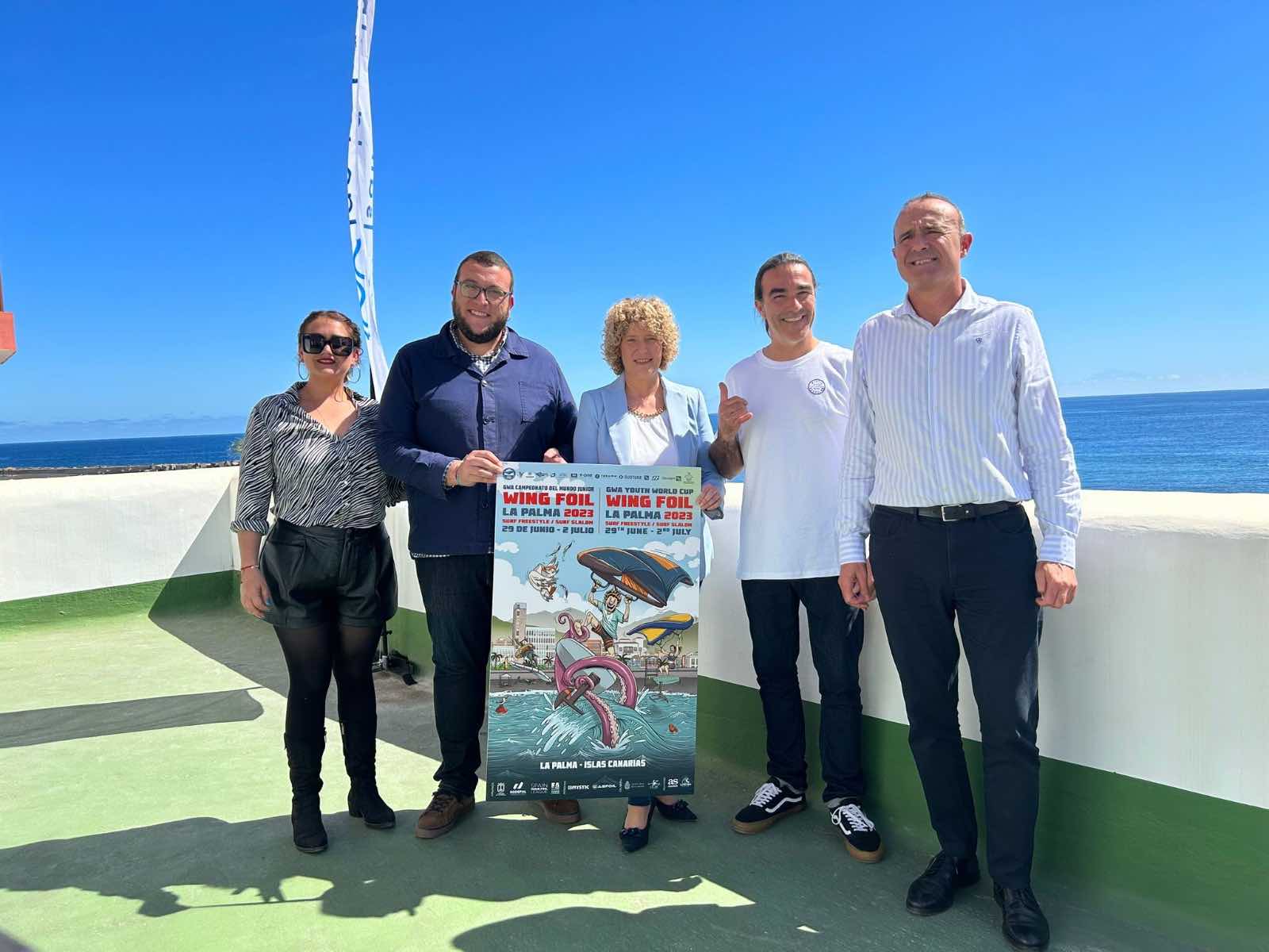 Sodepal logra traer a la playa de Santa Cruz de La Palma el Campeonato Mundial Júnior de Wingfoil 2023