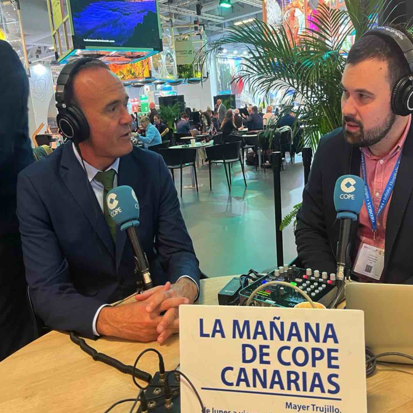 Raúl Camacho analiza desde la ITB el sector turístico de La Palma
