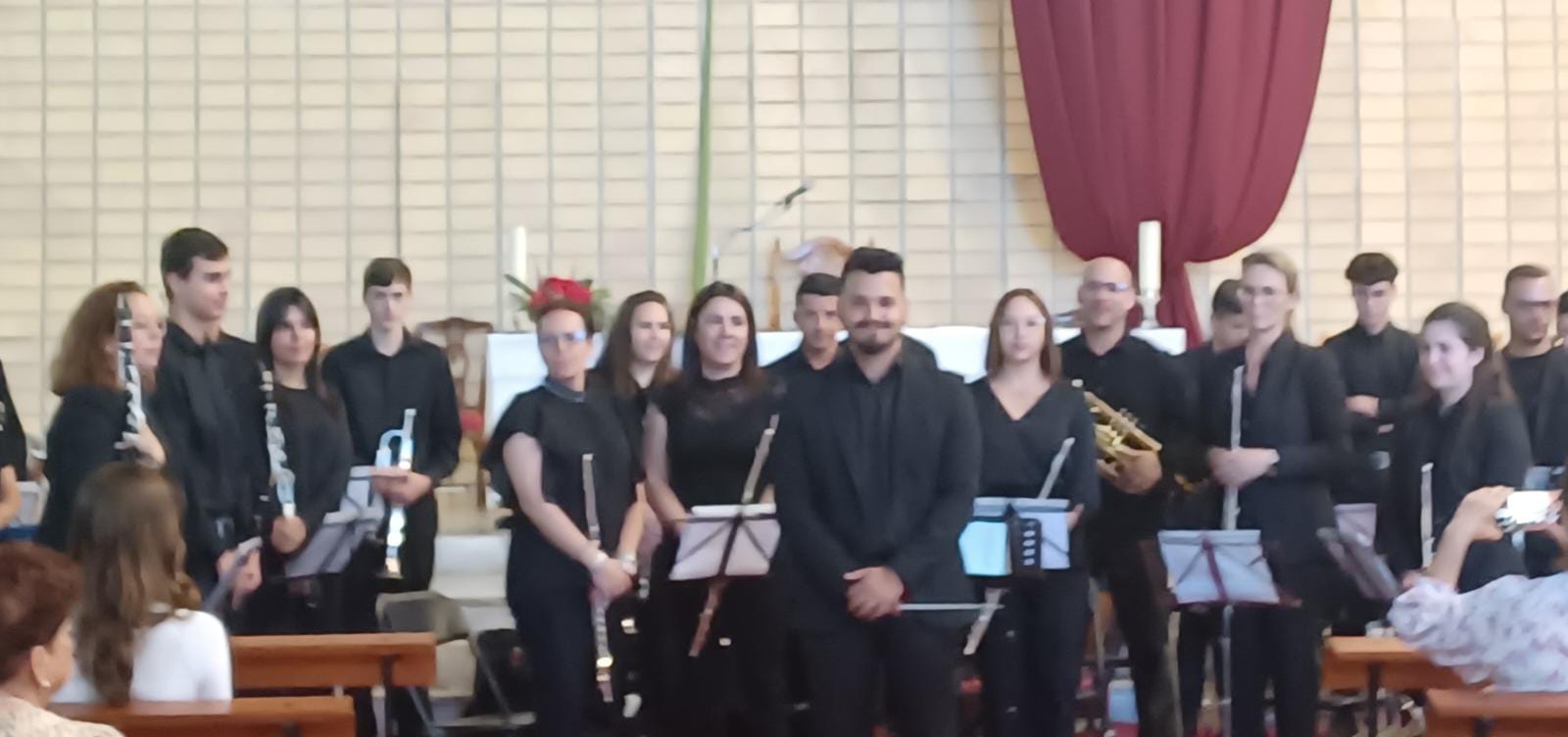 CC de Breña Baja felicita a la Banda Municipal de Música por el magnífico concierto sacro del Domingo de Ramos