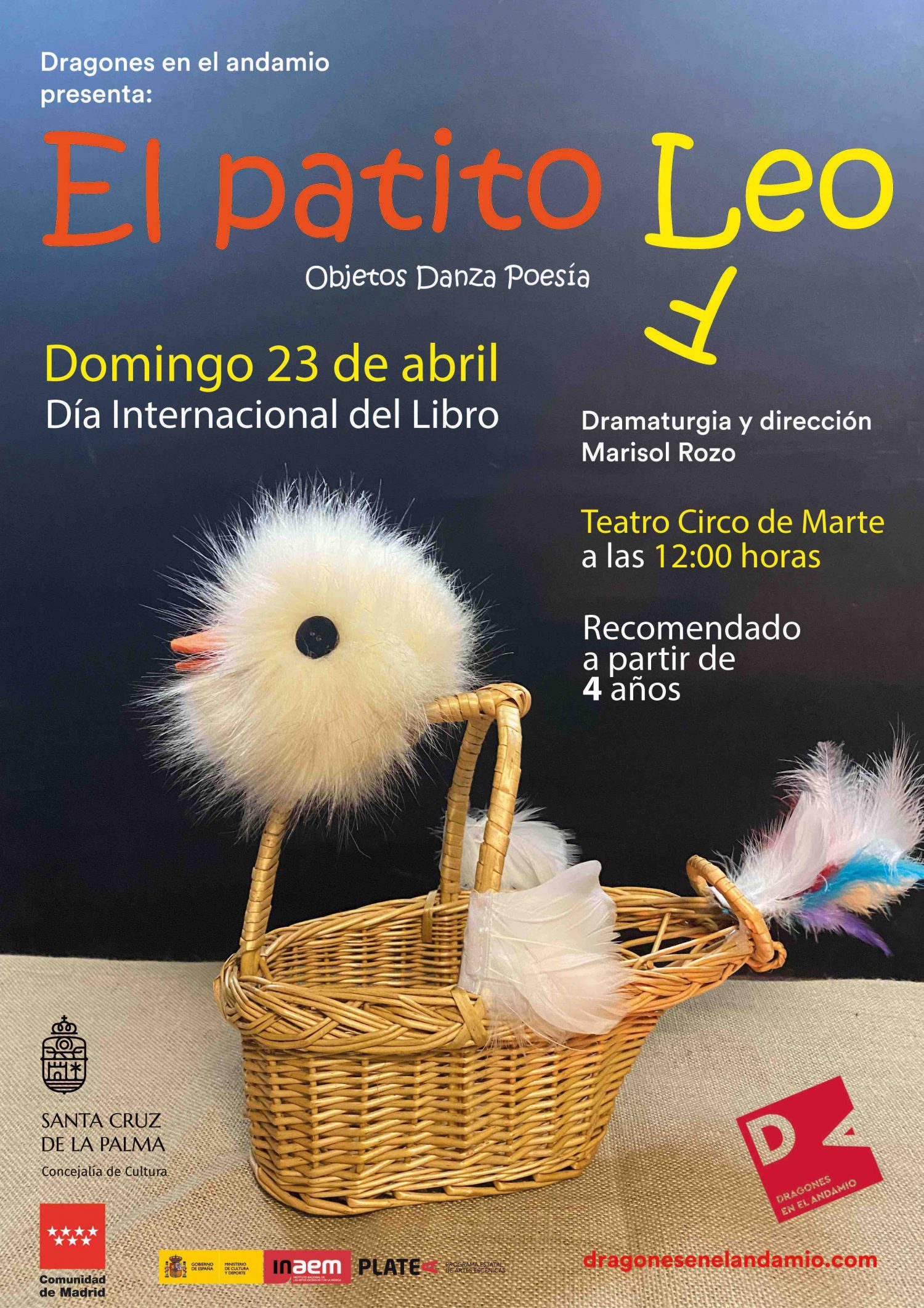 Suelta de libros y espectáculos familiares como colofón este fin de semana en la Feria del Libro de Santa Cruz de La Palma