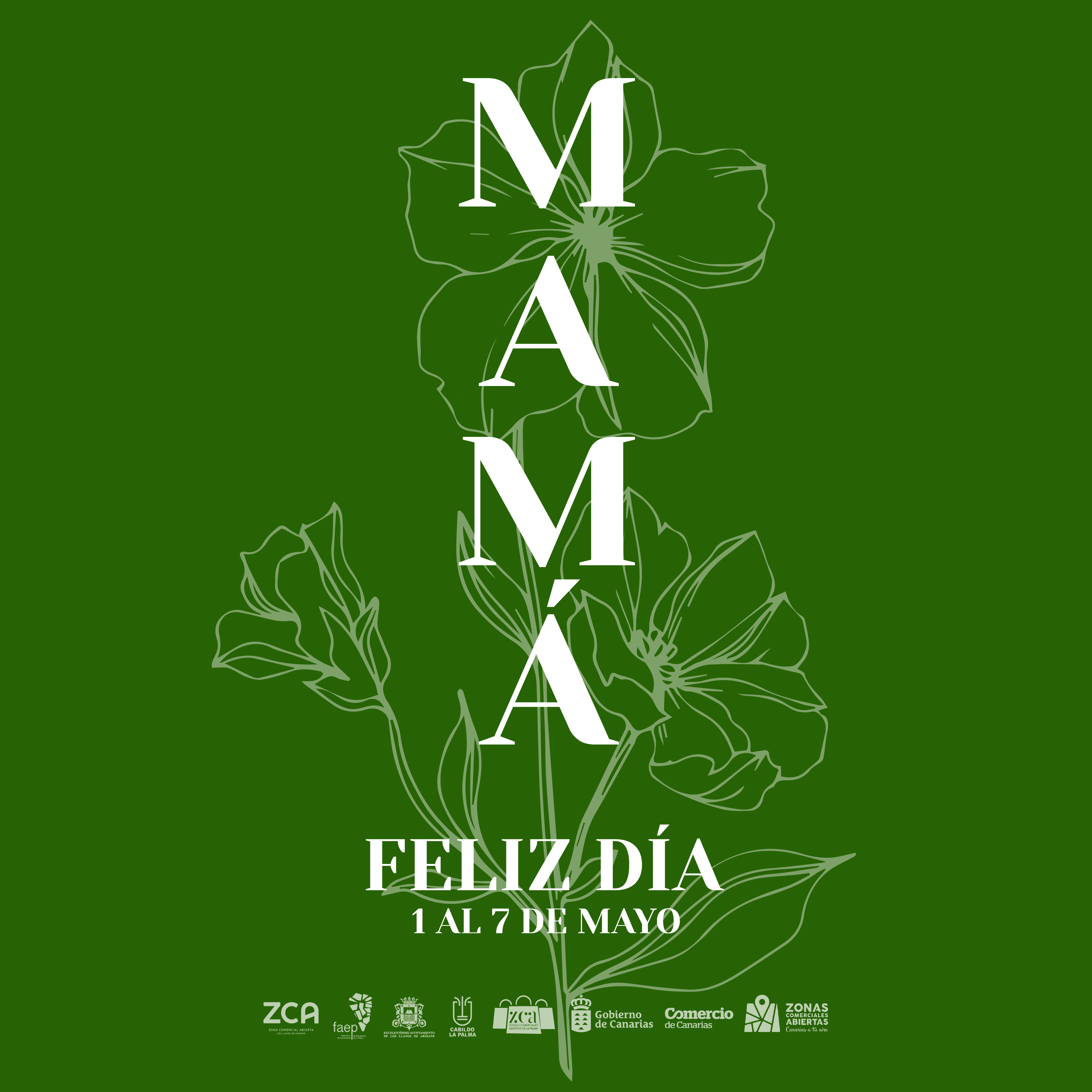 La Asociación Zona Comercial Abierta de Los Llanos de Aridane (ZCA) con motivo del “Día de las Madres” desarrollará una campaña bajo el slogan, “Mamá, Feliz Día” 