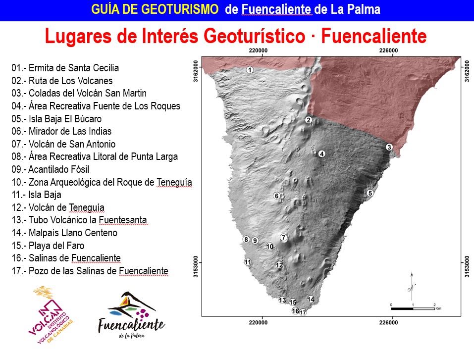 INVOLCAN está elaborando una guía de lugares de interés geoturísticos y la ruta de geoturismo urbano para Fuencaliente encargadas por Gregorio Alonso