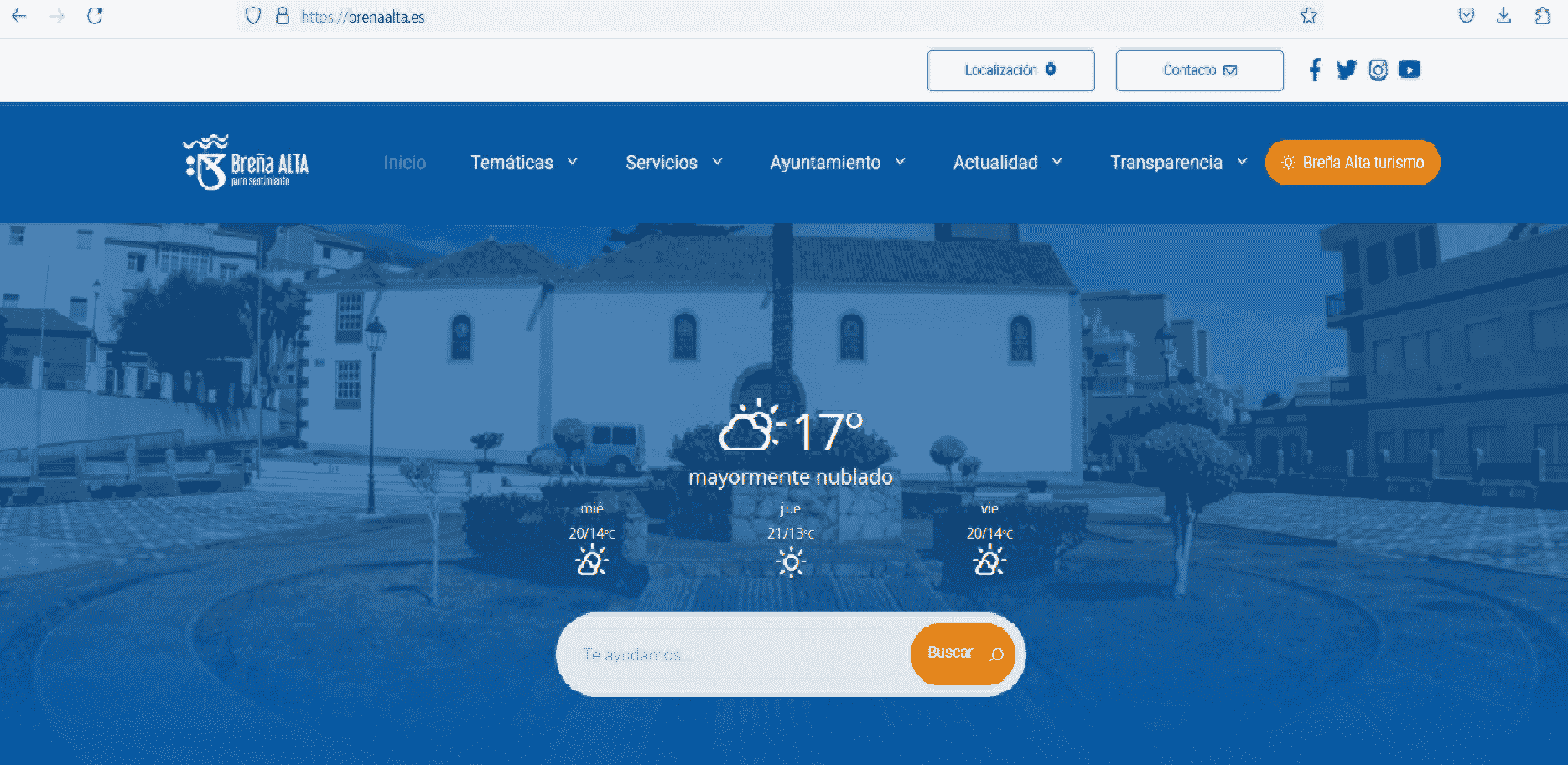 El Ayuntamiento de Breña Alta estrena una nueva web más moderna, visual y accesible