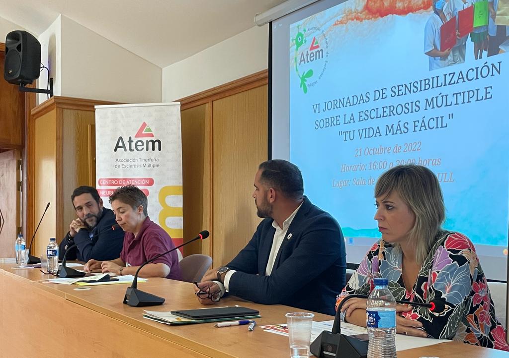 El Cabildo subvenciona con 30.000 euros la Asociación Tinerfeña de Esclerosis Múltiple para desarrollar un proyecto en La Palma