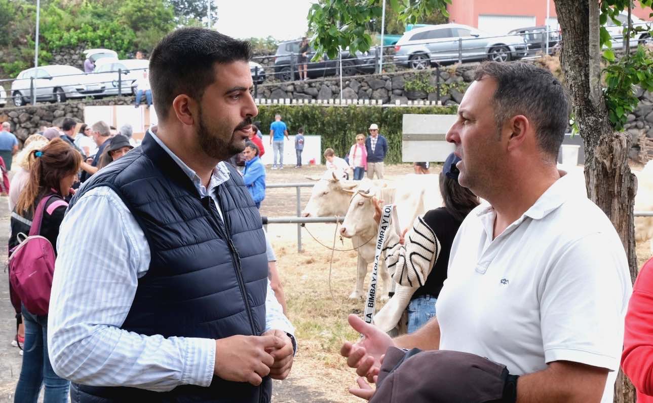 Borja Perdomo mantendrá las ayudas extraordinarias del Cabildo para la ganadería