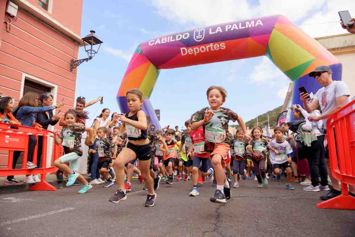 Más de 350 niños participan en las Kids / Junior Races de Transvulcania by UTMB®