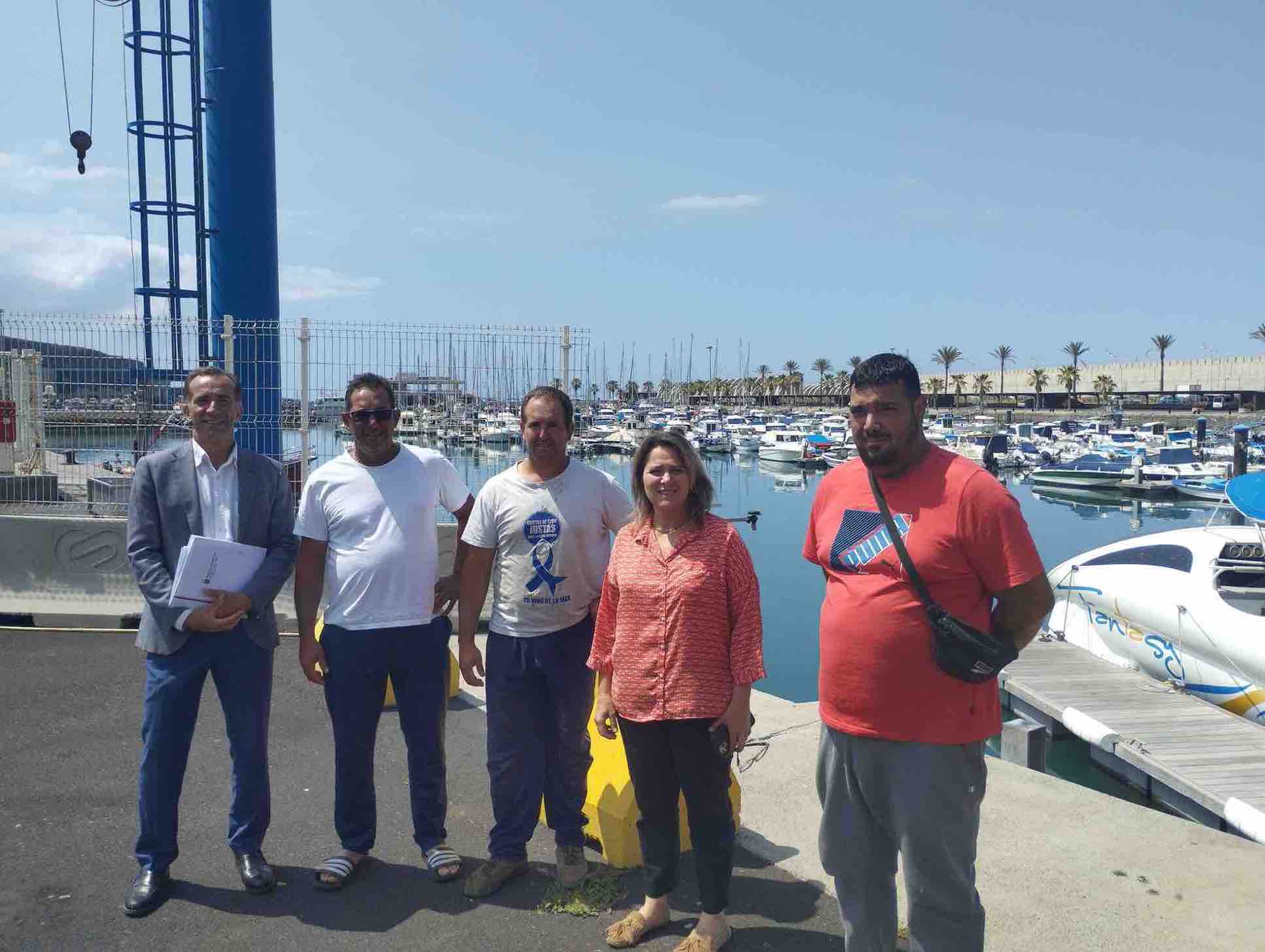 El Gobierno canario firma un convenio con la Cofradía de Tazacorte para la cesión de la gestión de los espacios portuarios con actividad pesquera 