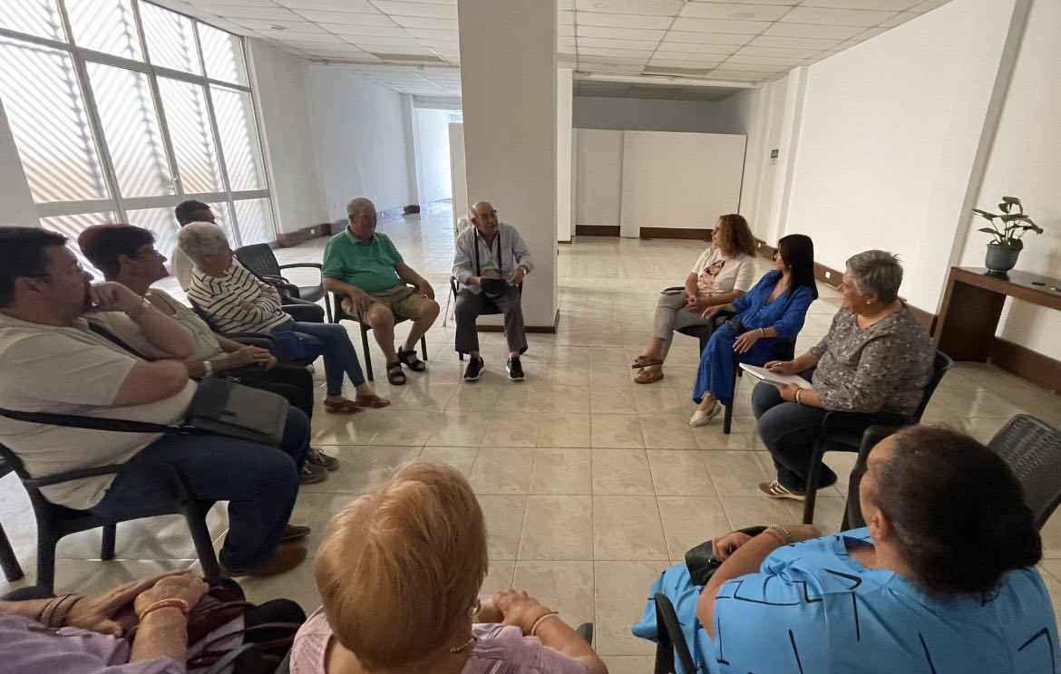 Noelia García Leal cierra su compromiso para seguir trabajando con y para los mayores de Los Llanos de Aridane