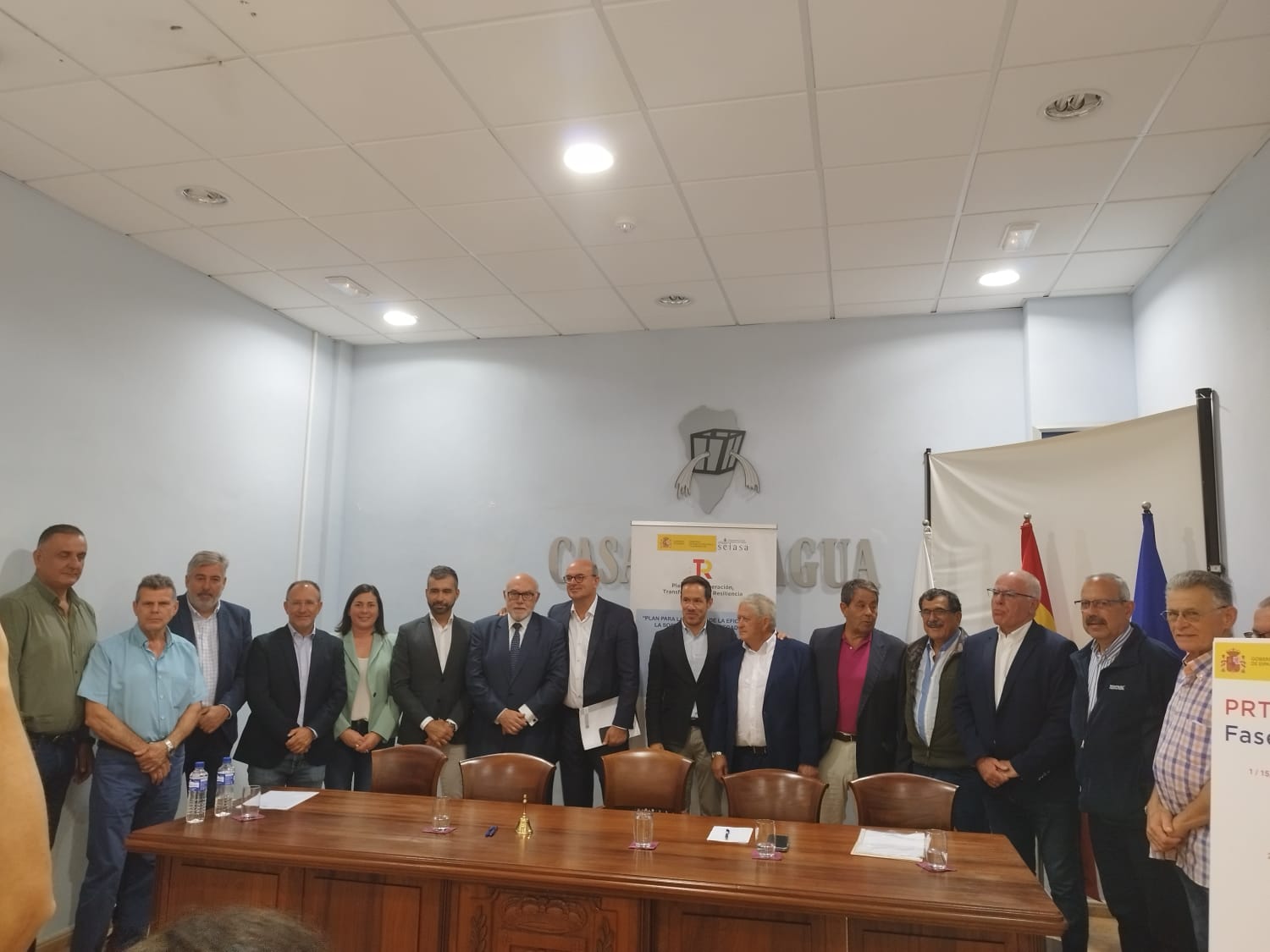La Comunidad de Riegos Comarca Santa Cruz de La Palma Breñas Mazo firma un convenio con SEIASA por 3,92 millones de euros para modernizar sus regadíos