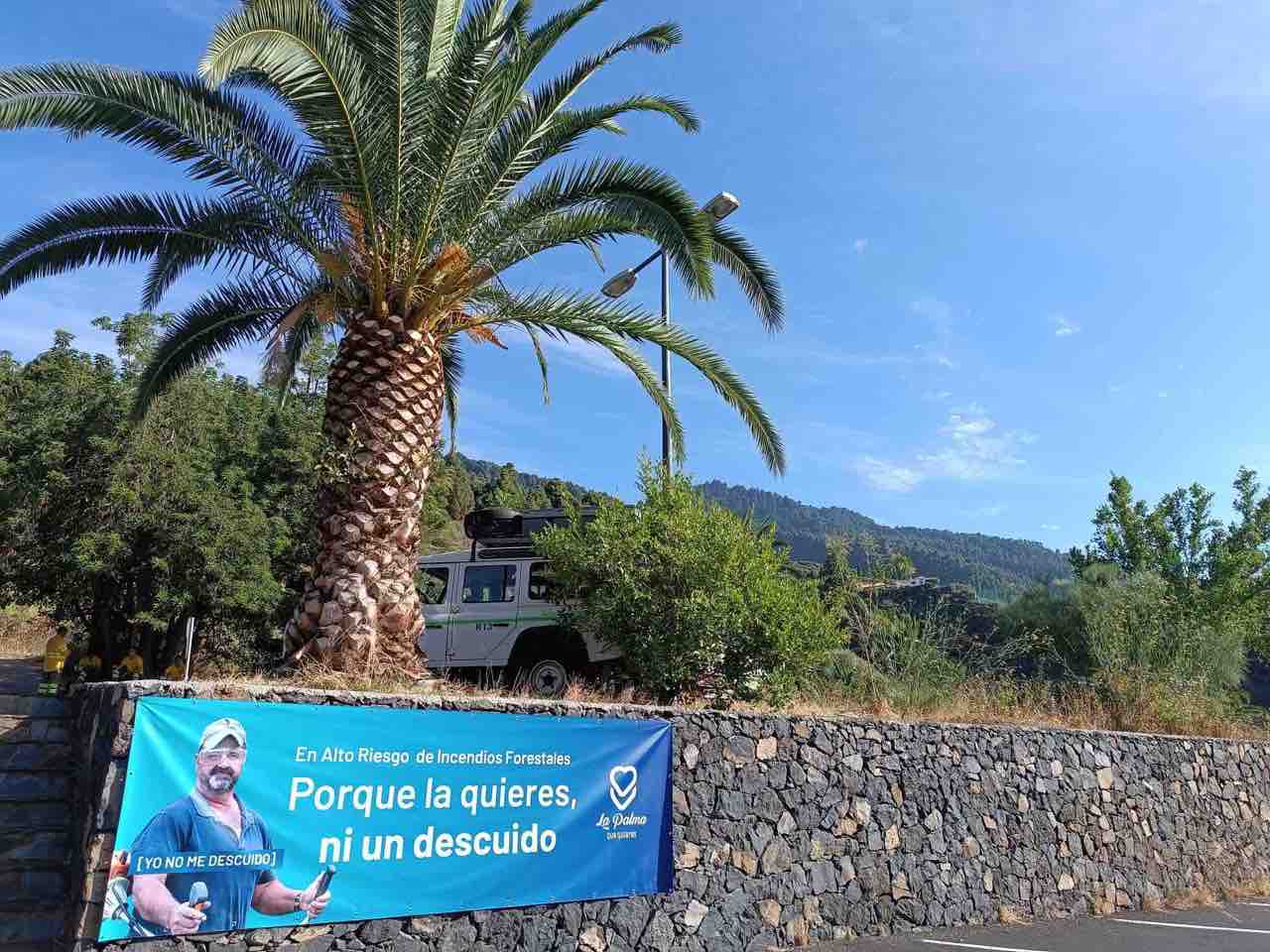 El Cabildo de La Palma decreta medidas ante la alerta por riesgo de incendio forestal y pide precaución
