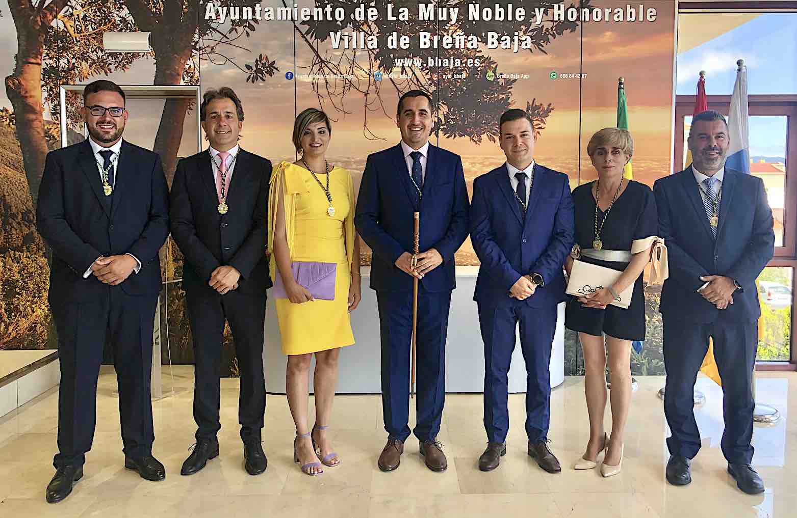 Borja Pérez toma posesión como alcalde de Breña Baja en su cuarto mandato consecutivo