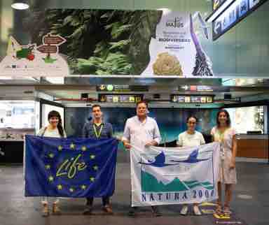 El Aeropuerto de La Palma y la Fundación Reserva Mundial de la Biosfera colaboran para evitar la introducción de organismos vivos en la isla