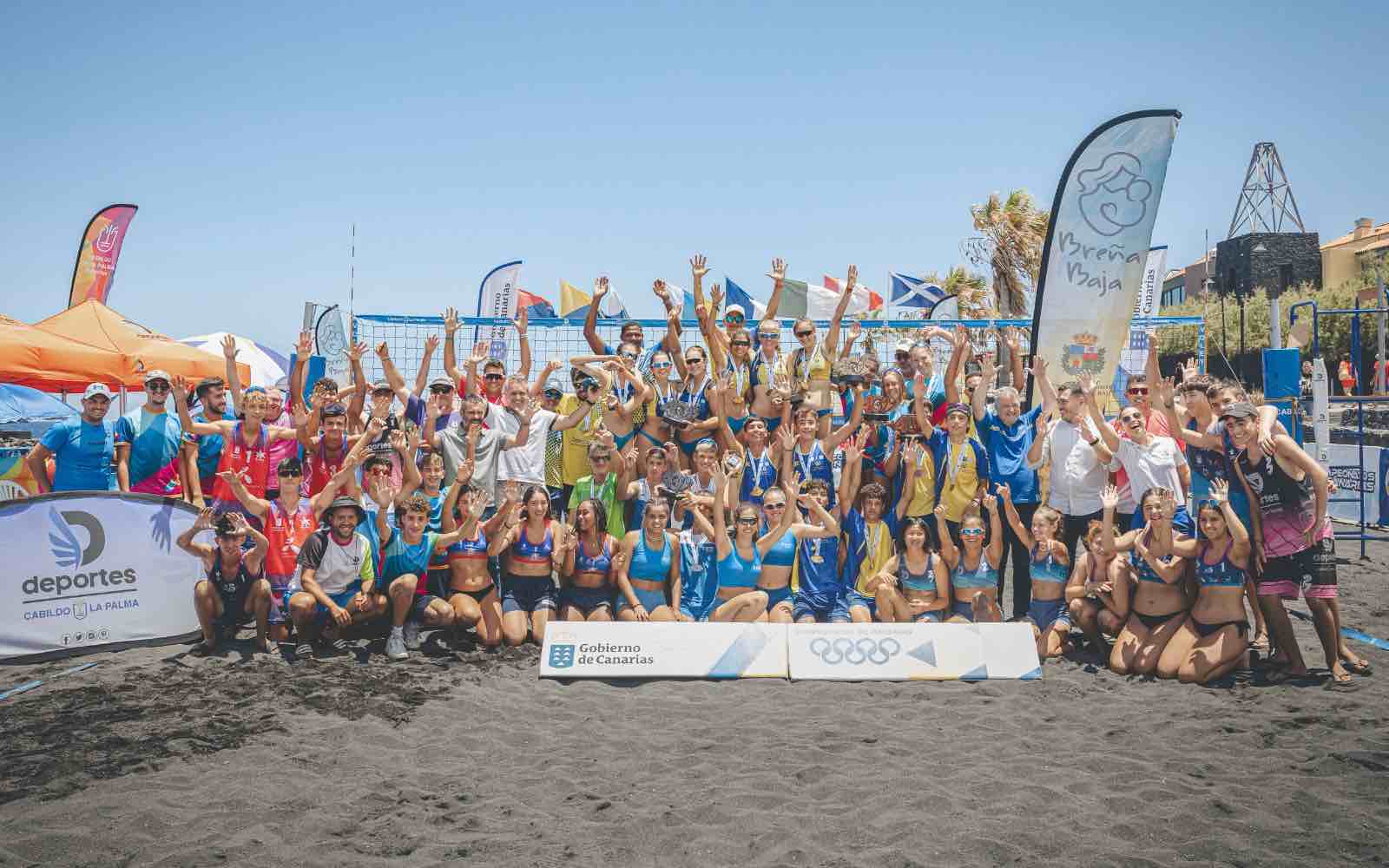 La Palma acoge el Campeonato de Canarias de Vóley Playa Cadete 2023