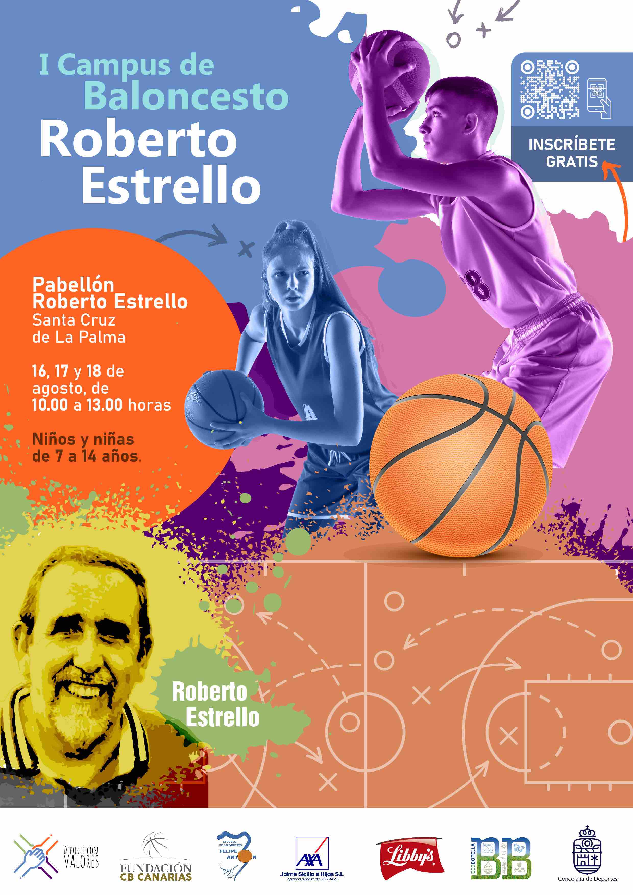 El I Campus de Baloncesto Roberto Estrello será gratuito