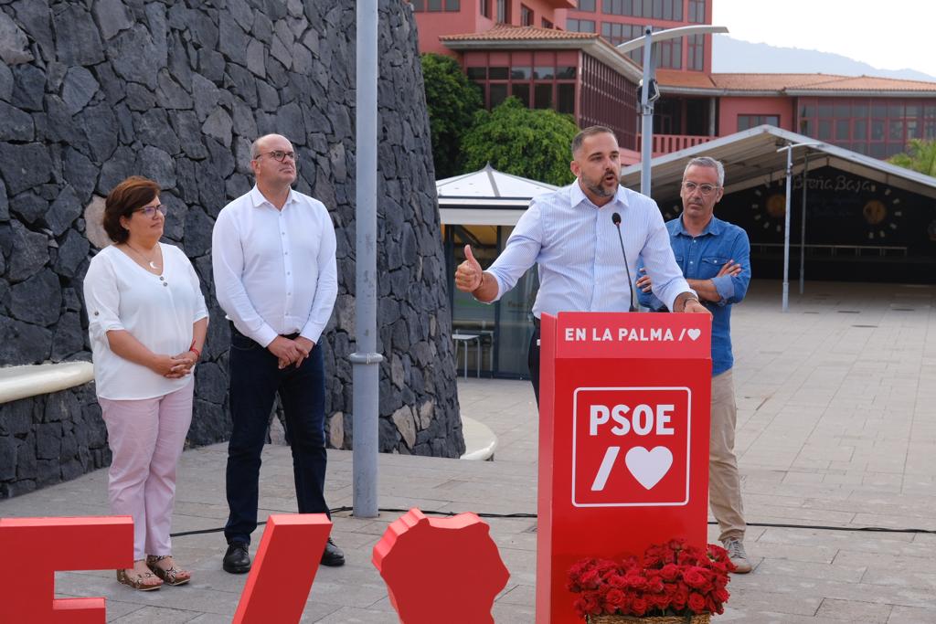El PSOE pide el respaldo de La Palma para seguir mejorando la calidad de vida de las personas