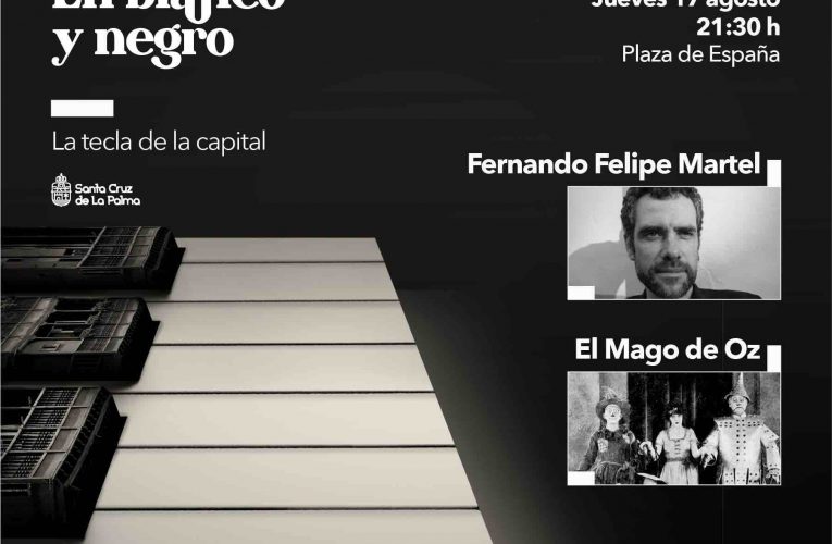 Santa Cruz de La Palma en Blanco y Negro dedica su tercera velada de piano al cine