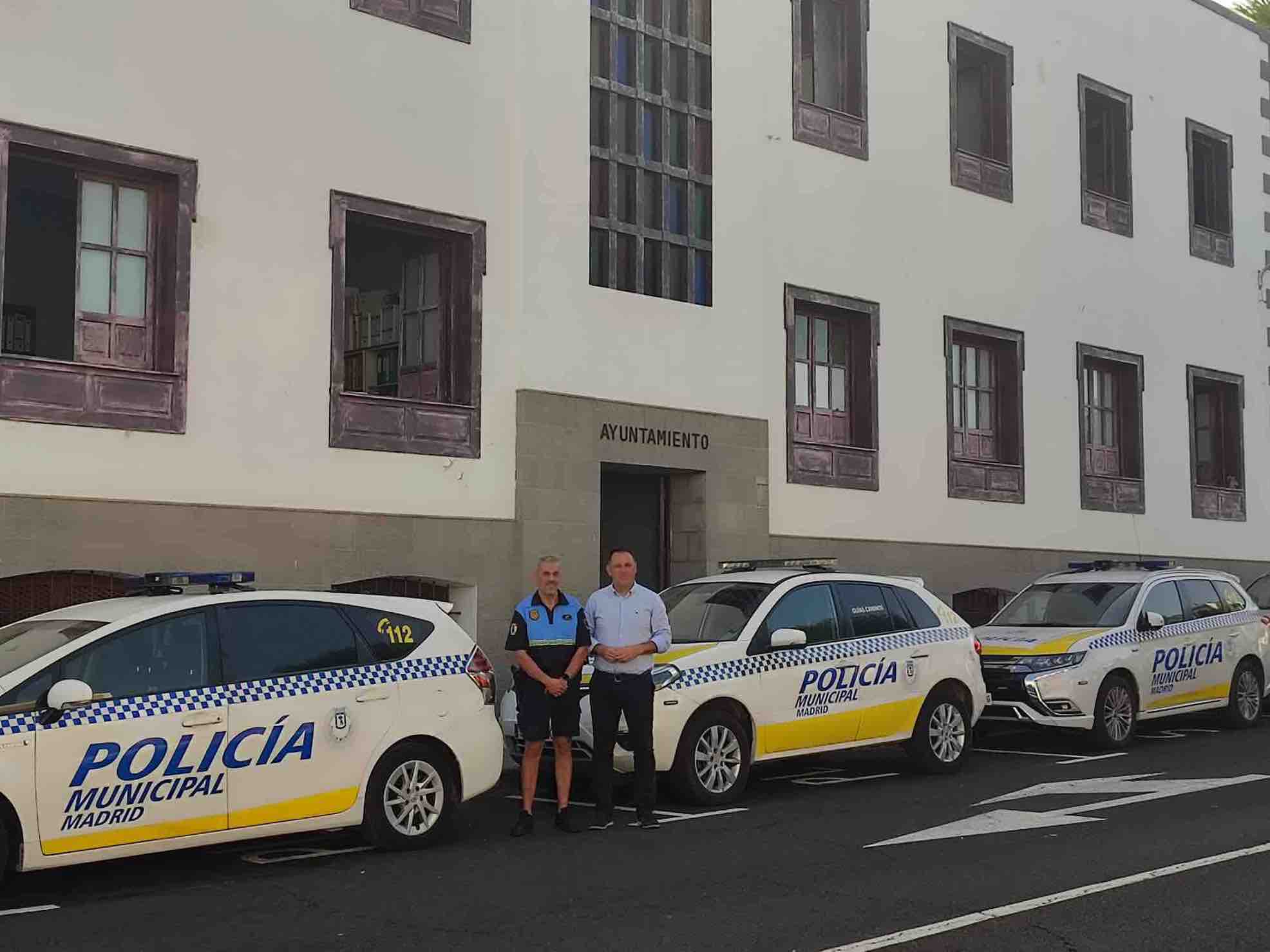 El Ayuntamiento de Tazacorte muestra su agradecimiento al Ayuntamiento de Madrid tras la donación de tres vehículos para la Policía Local