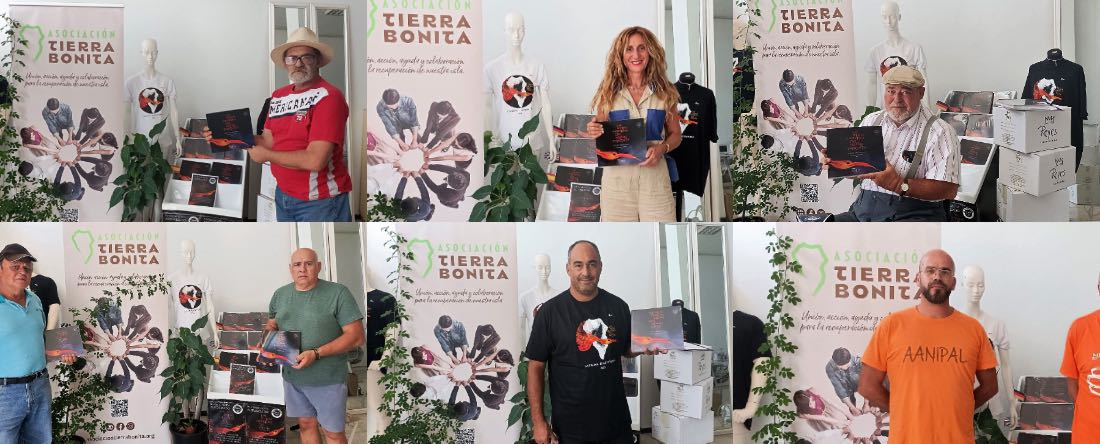 Tierra Bonita dona más de 600 libros de ‘Las otras historias del volcán’ a una decena de asociaciones de La Palma para que obtengan fondos con su venta