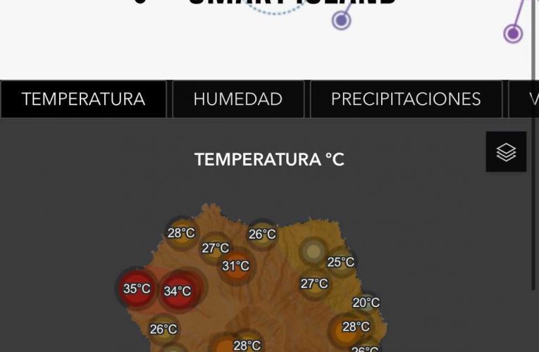 El Cabildo pone en marcha un nuevo portal de visualización de datos meteorológicos en tiempo real