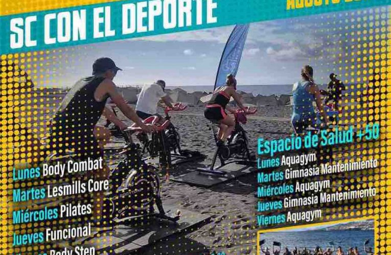 La playa de Santa Cruz de La Palma ofrece en agosto el programa ‘Actívate’ con sesiones deportivas gratuitas 
