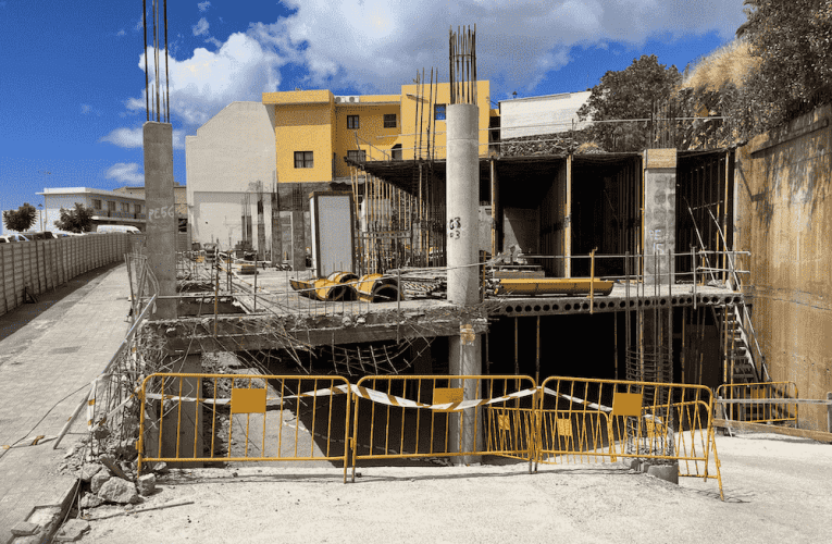Reactivadas las obras del vivero de empresas y edificio de viviendas de Tijarafe