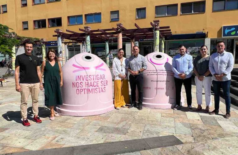 Ecovidrio, la Fundación Contigo, el Cabildo de La Palma y el Ayuntamiento de Tazacorte forman el primer equipo de fútbol femenino para apoyar la investigación contra el cáncer de mama y el reciclaje de envases de vidrio