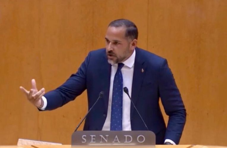 Kilian Sánchez defiende en el Senado mejoras para las personas afectadas por la ELA y sus familiares
