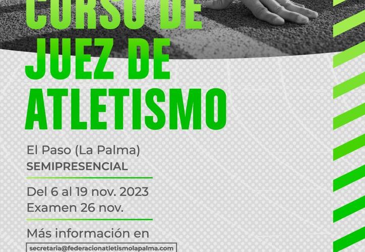 El Paso acogerá un curso de Juez de Atletismo