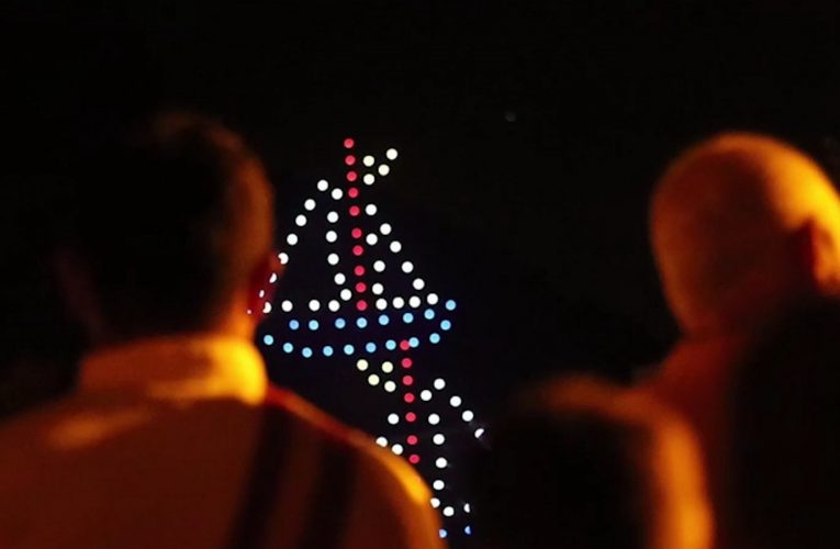 Un espectáculo de 200 drones iluminará la noche de Santa Cruz de La Palma este sábado 