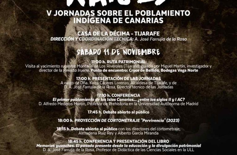 El Ayuntamiento de Tijarafe organiza la quinta edición de las jornadas “Raíces”, sobre el mundo indígena canario