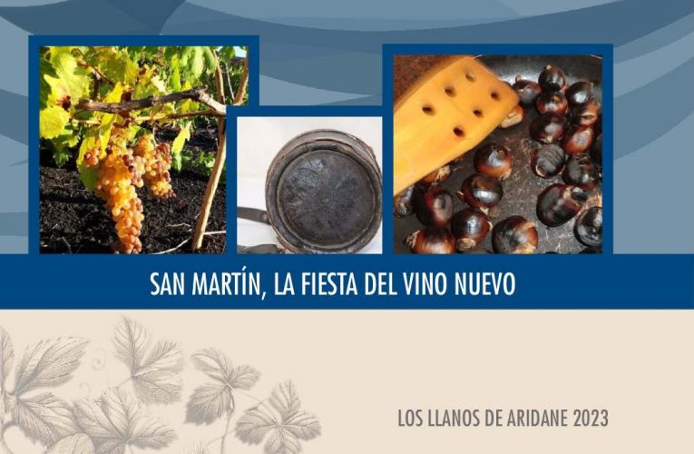 Los Llanos de Aridane publica un díptico sobre lo orígenes de las tradiciones de ‘San Martín y el vino nuevo’