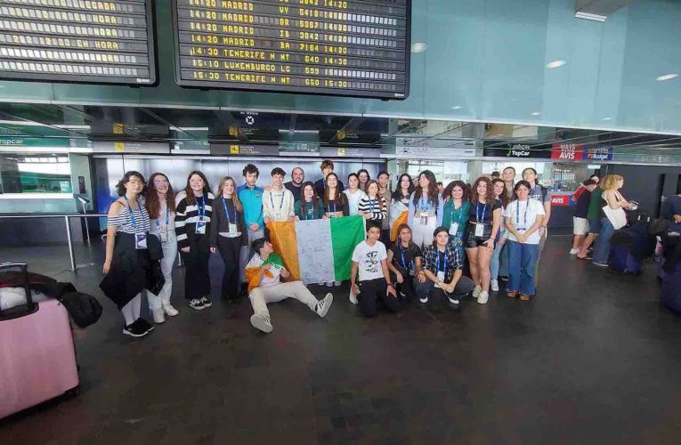 El Cabildo recibe al alumnado del programa de inmersión lingüística tras su regreso de Irlanda
