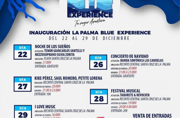 Música y sostenibilidad protagonizan la primera edición del ‘La Palma Blue Experience’