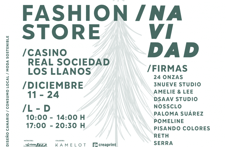 El Casino Real Sociedad de Aridane acogerá del 11 al 24 de diciembre el evento “Fashion Store. Edición Navidad”