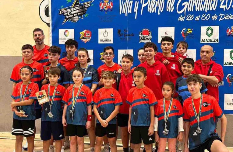 Defense, Tabor y Yacal encabezan el medallero de los campeonatos de Canarias de tenis de mesa en las distintas categorías