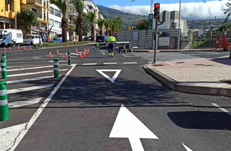 Ayuntamiento y Cabildo refuerzan la seguridad vial de la avenida Carlos Francisco Lorenzo Navarro 