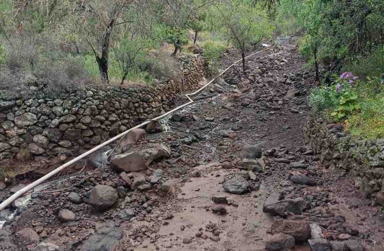La DANA vuelve a ocasionar daños en Tijarafe