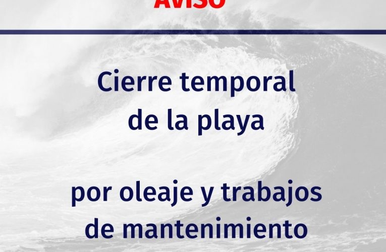 Omaira Pérez: “La playa permanecerá cerrada durante las próximas horas”
